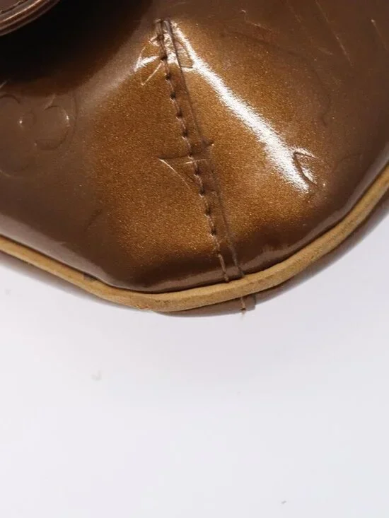 Authentic LOUIS VUITTON Monogram Vernis Thompson Street Bag Bronze M91124 LV - Picture 8 of 16